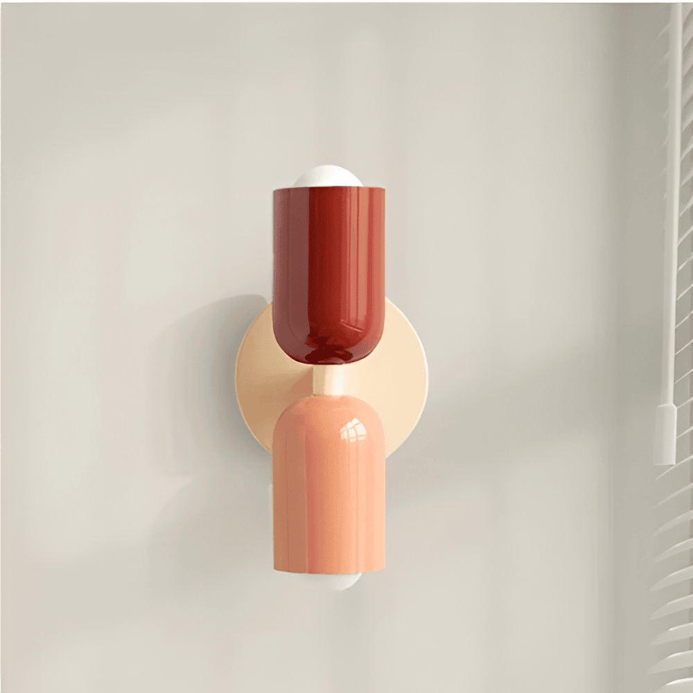Miravel Bauhaus Iron Capsule Wall Light