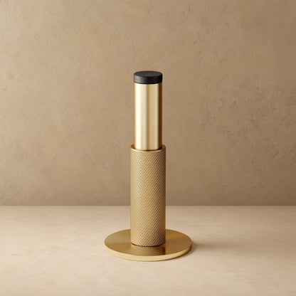 Oskarel Industrial Brass Wall Door Stop