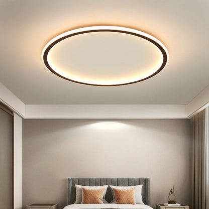 Solvane Scandinavian Aluminium Flush Ceiling Light