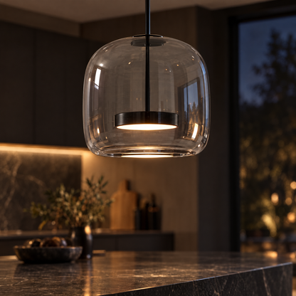 Glavira Modern Blown Glass Pendant Light