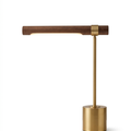 Pravena Mid-Century Brass Table Lamp