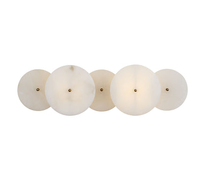 Lunavey Modern Alabaster Disc Vanity Light