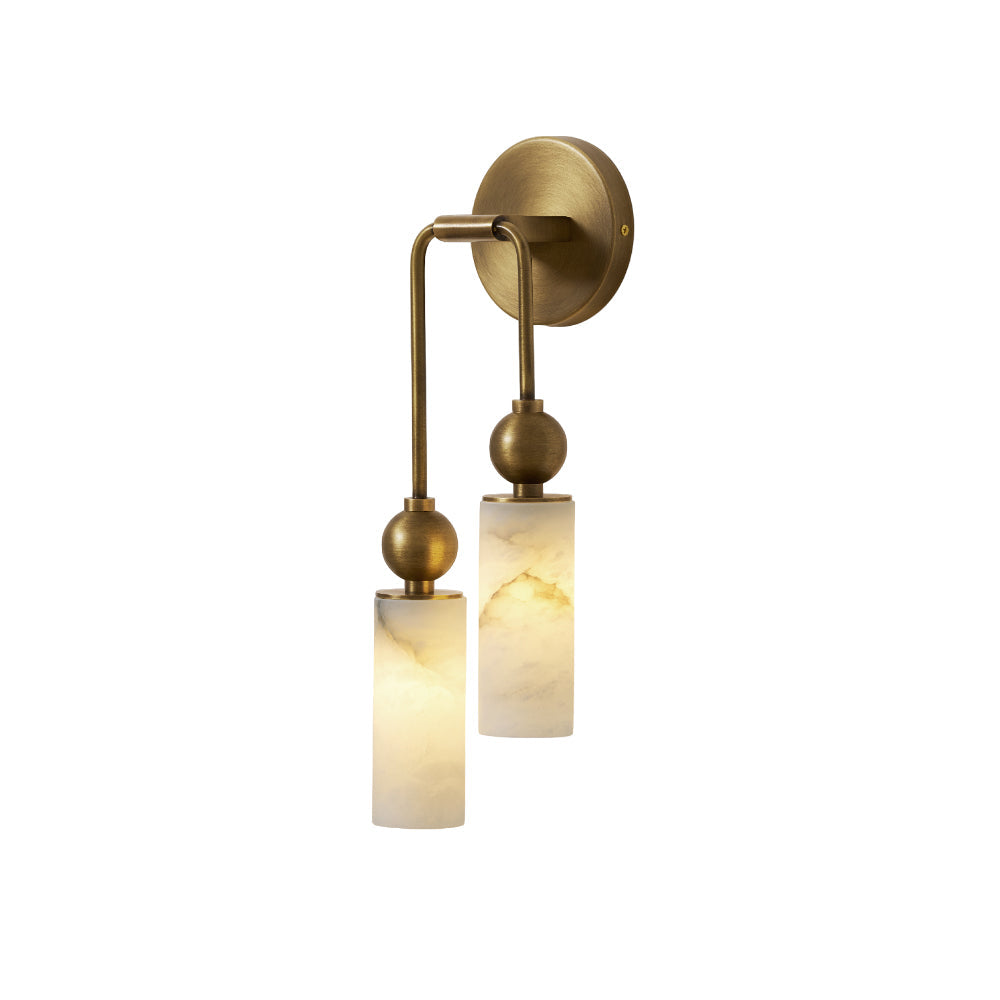 Alabaster Column Wall Light