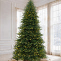 Skovra Classic PE/PVC 12ft Pre-Lit Christmas Tree