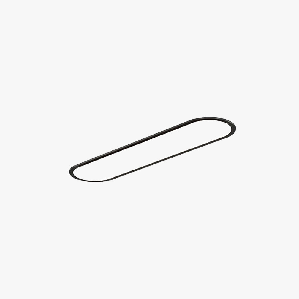 Ovalis Minimalist Metal Oval Ceiling Light