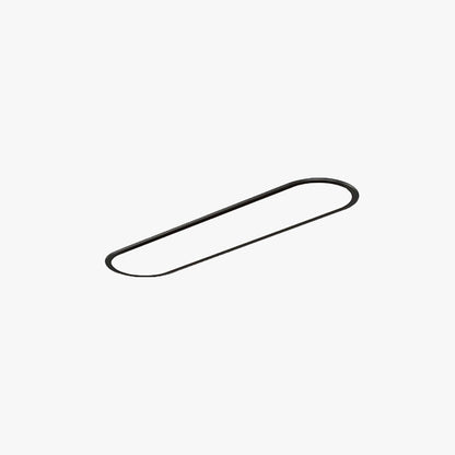 Ovalis Minimalist Metal Oval Ceiling Light