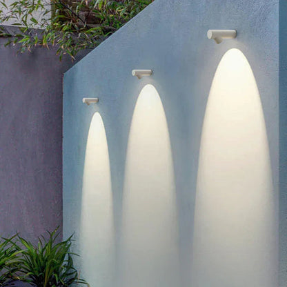 Metal Cylinder Outdoor Wall Light