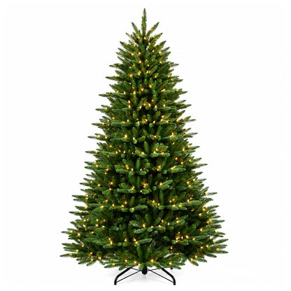 Caldewyn Classic PE/PVC 7.5ft Pre-Lit Christmas Tree