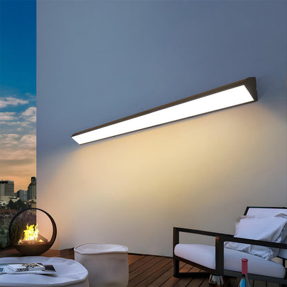 Tanvelle Minimalist Aluminium Linear Outdoor Wall Light