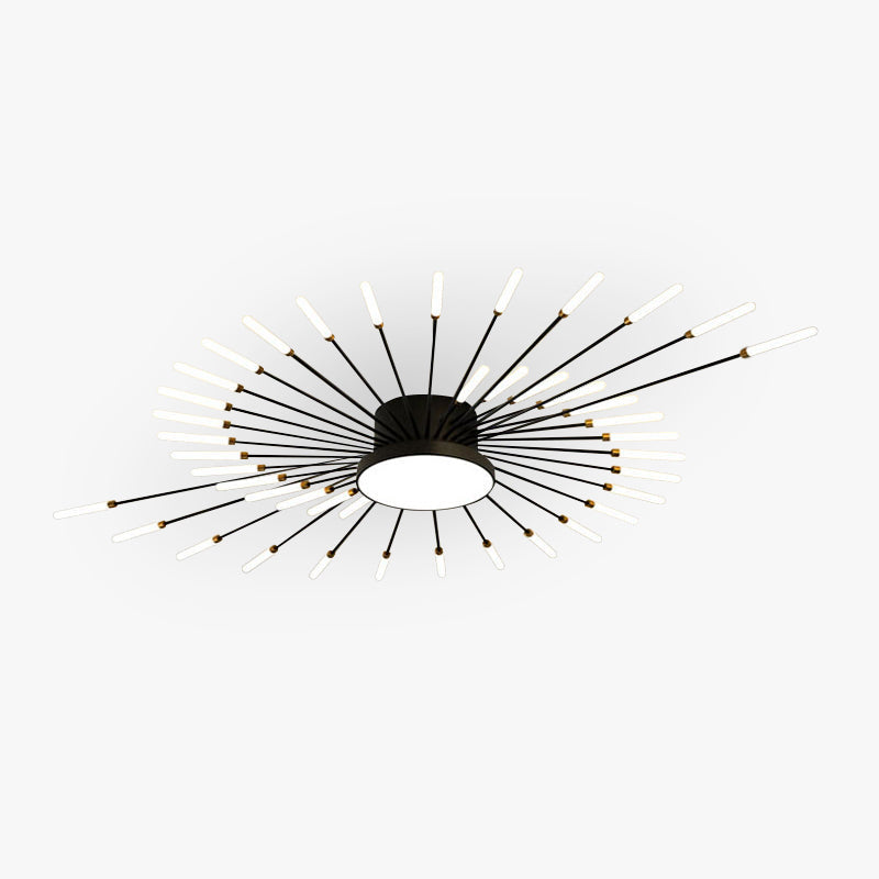 Pyrenna Starburst Metal Firework Ceiling Light