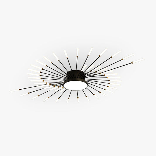 Pyrenna Starburst Metal Firework Ceiling Light