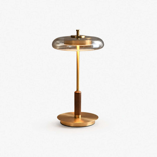 Fenrik Mid-Century Walnut Table Lamp