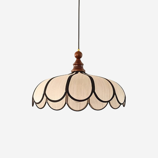 Scalloped Petal Pendant Light