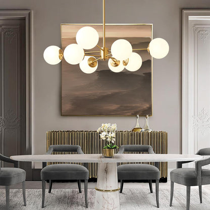Spunik Opal Sphere Chandelier
