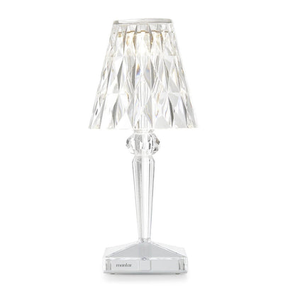 Prismara Faceted Crystal Cordless Table Lamp