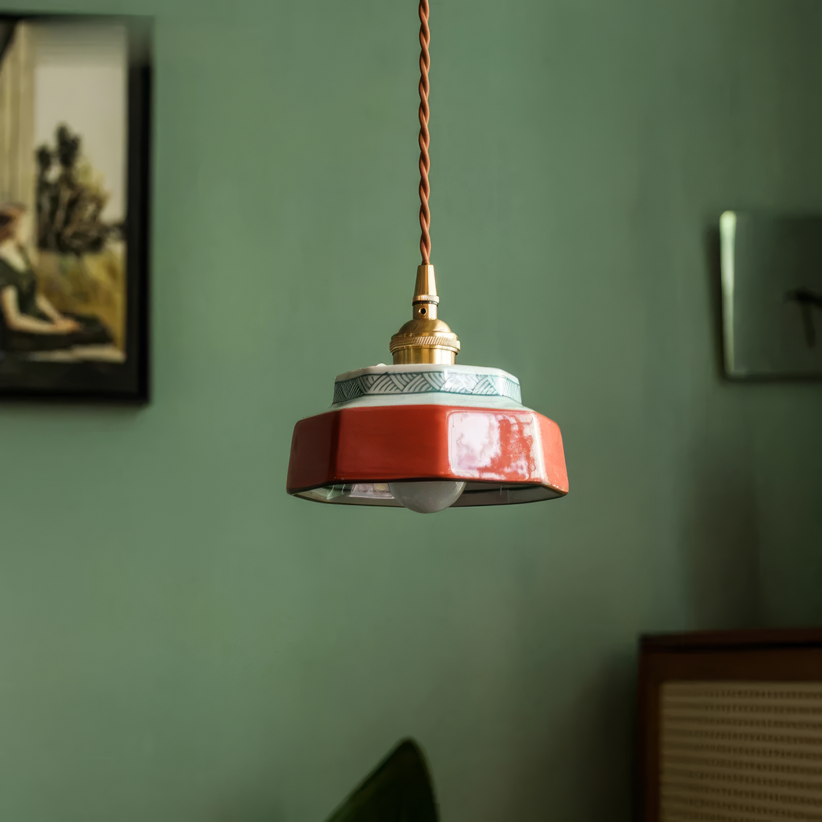 Quendra Nordic Ceramic Pendant Light