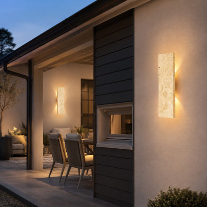 Travertine Stone Wall Light