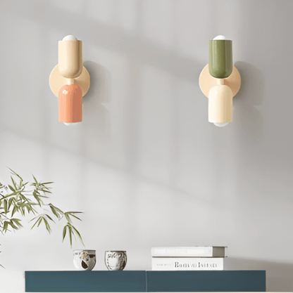 Miravel Bauhaus Iron Capsule Wall Light