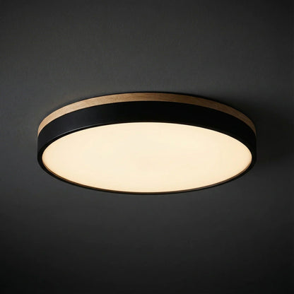 Dimmable Wood Panel Ceiling Light