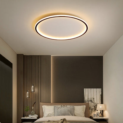 Solvane Scandinavian Aluminium Flush Ceiling Light