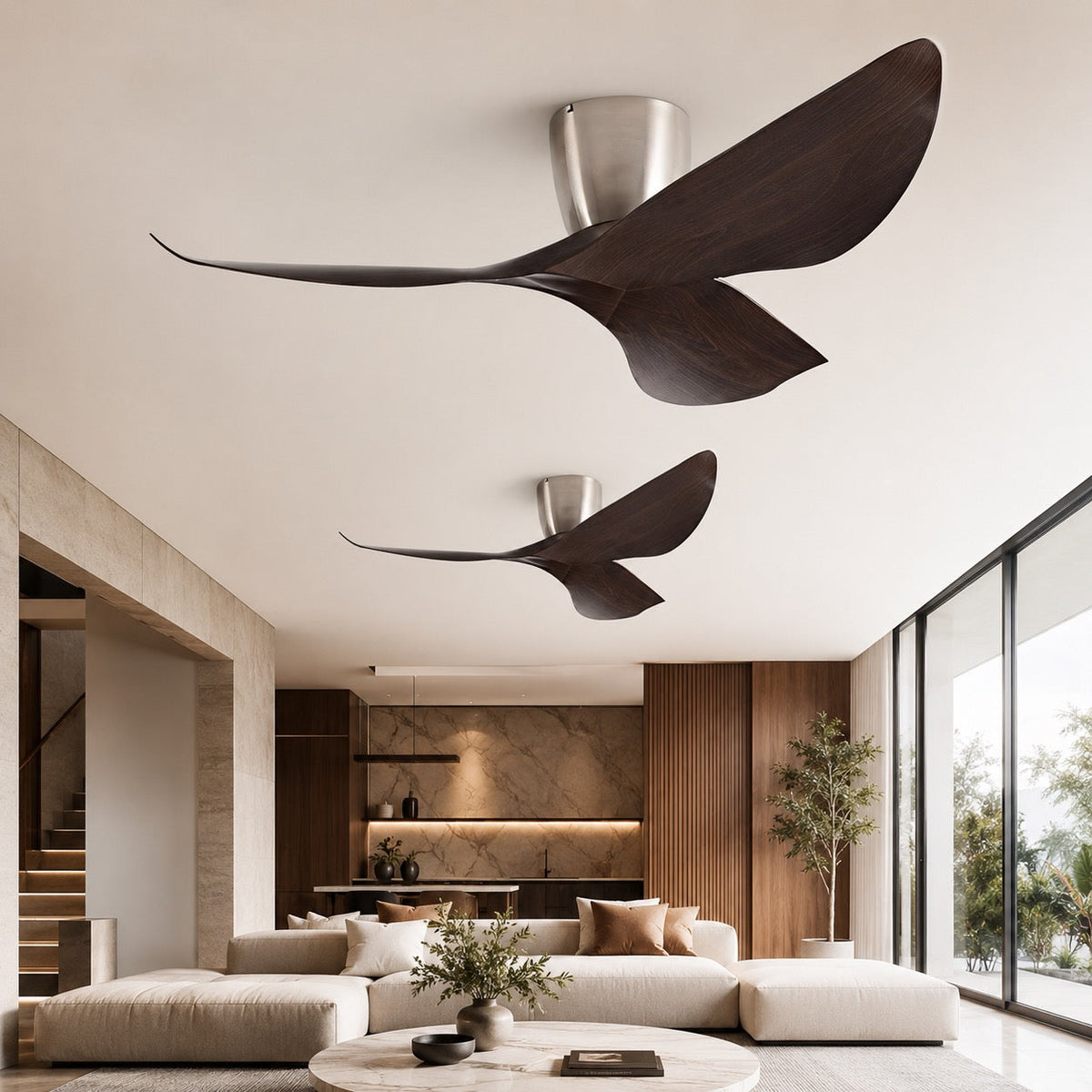 Sculpted Wing Ceiling Fan
