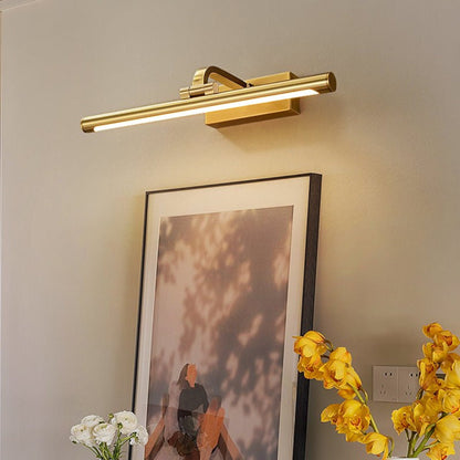 Adjustable Gold Picture Light