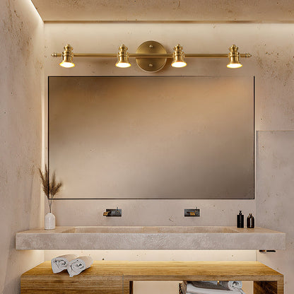 Brass Linear Spotlight Wall Light