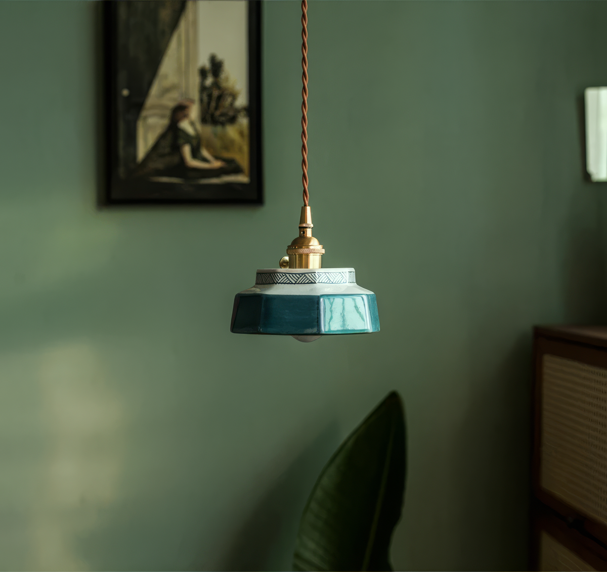 Quendra Nordic Ceramic Pendant Light