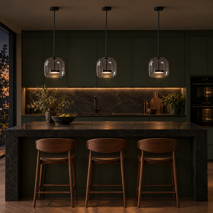 Glavira Modern Blown Glass Pendant Light
