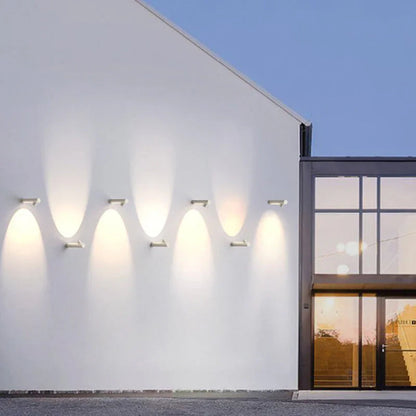 Metal Cylinder Outdoor Wall Light