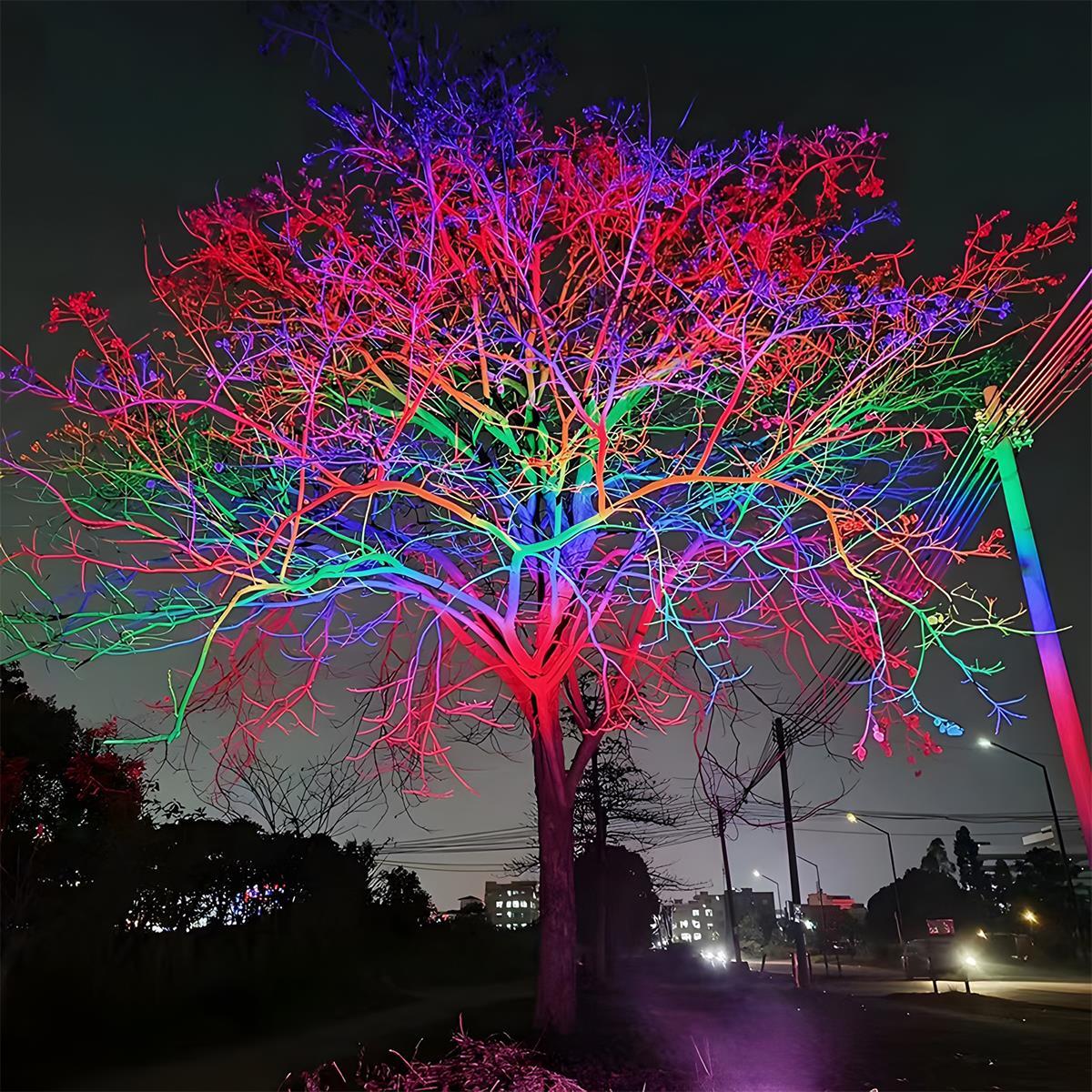 Chromara Industrial Aluminium RGB Landscape Spotlight