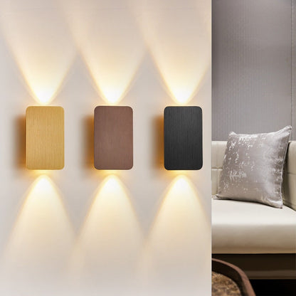 Nyxora Minimalist Metal Rectangular Wall Light