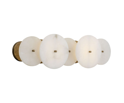 Lunavey Modern Alabaster Disc Vanity Light