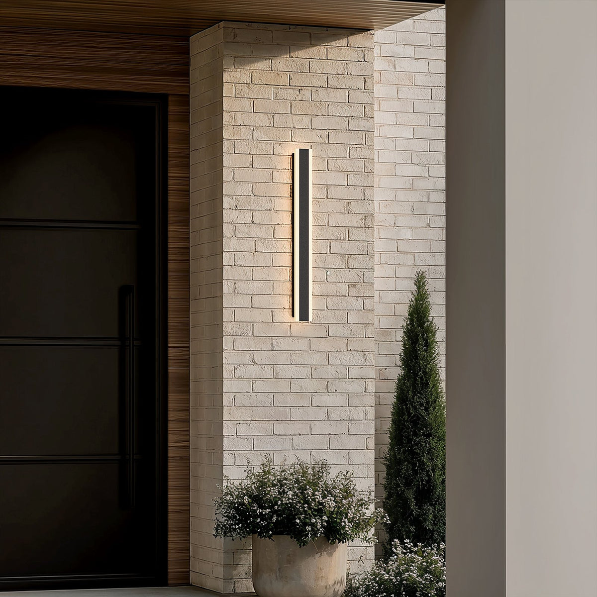 Zephlyn Linear Aluminium Outdoor Wall Light