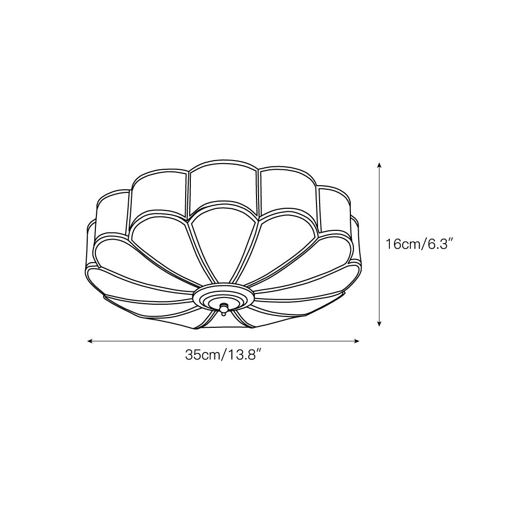 Petal Glass Ceiling Light