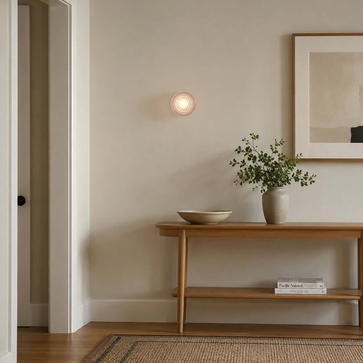 Round Coloured Wall Light