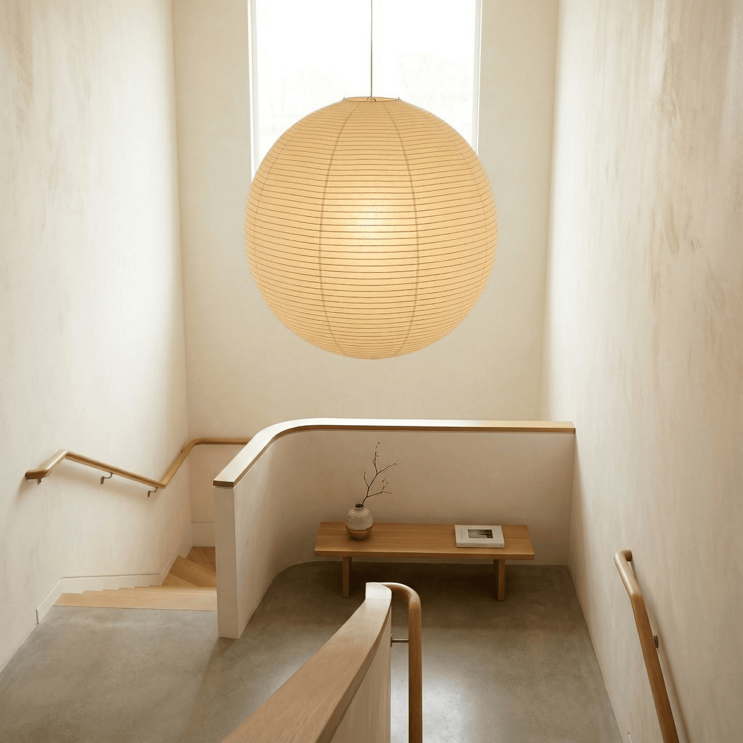Washi Paper Globe Pendant