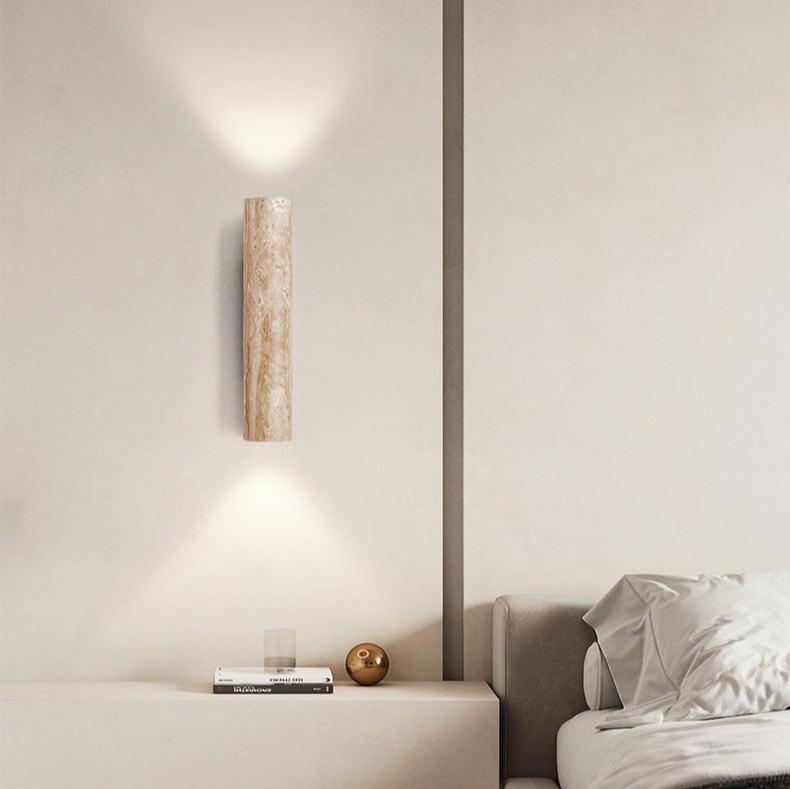 Torvela Japandi Travertine Wall Light