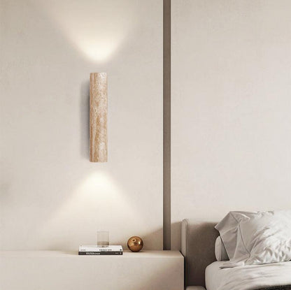 Torvela Japandi Travertine Wall Light