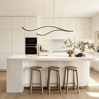 Flowing Ribbon LED Pendant Light