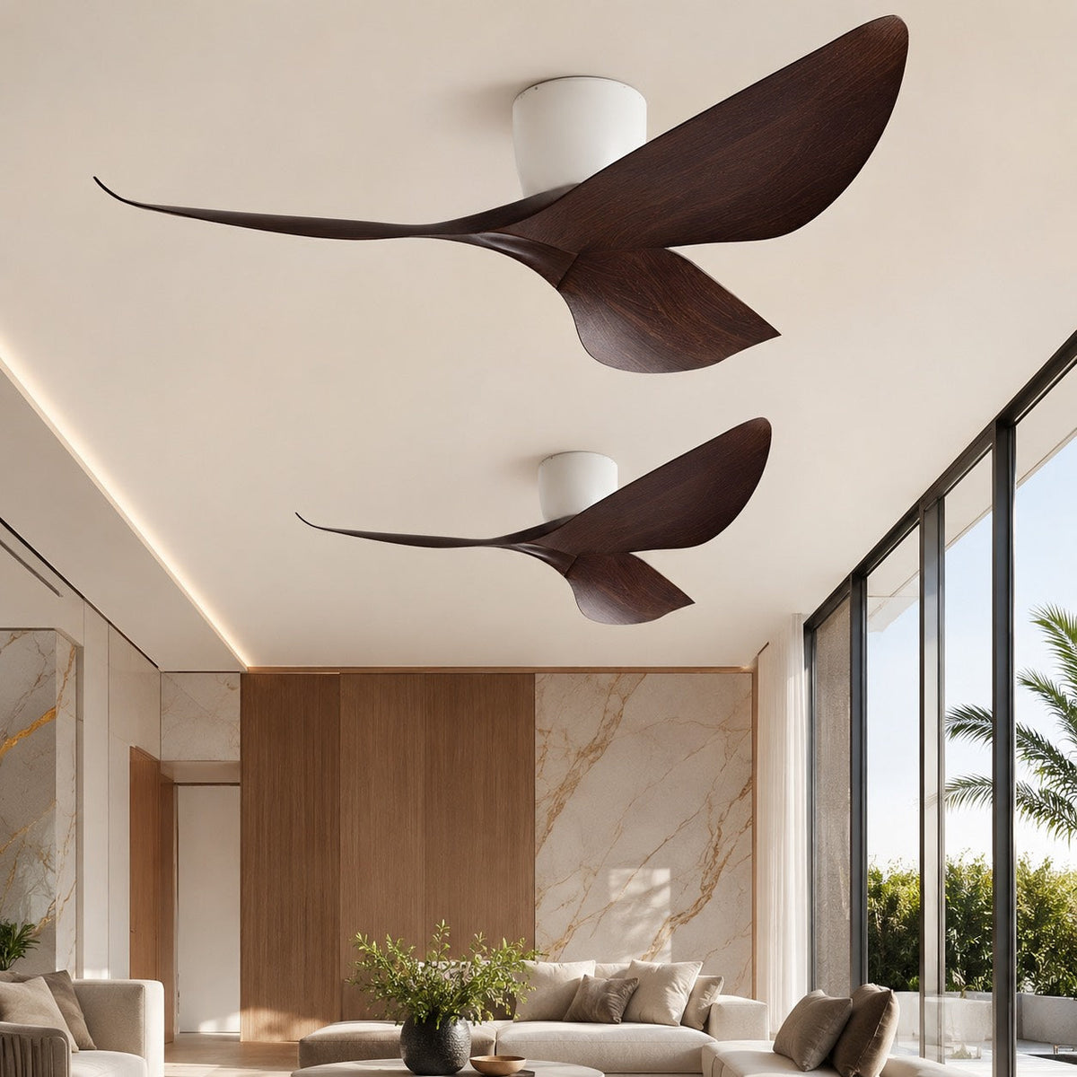 Sculpted Wing Ceiling Fan