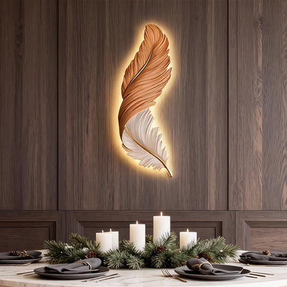 Sculpted Plume LED Wall Light