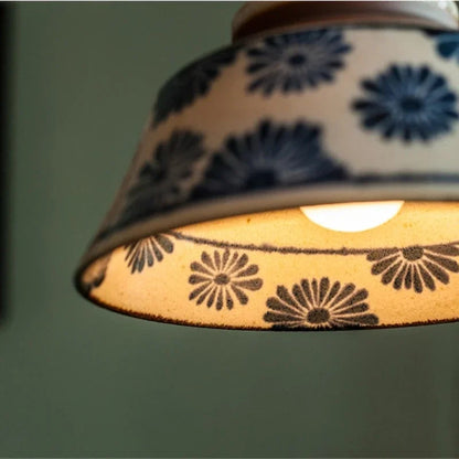 Tessaly Rustic Ceramic Pendant Light