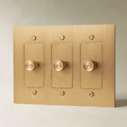 Norvessa Vintage Brass Rotary Dimmer Switch