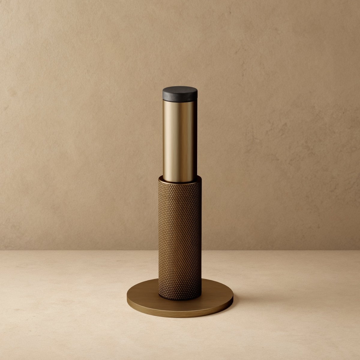 Oskarel Industrial Brass Wall Door Stop