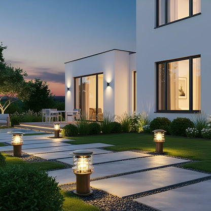 Velmora Modern Aluminium Garden Bollard Light