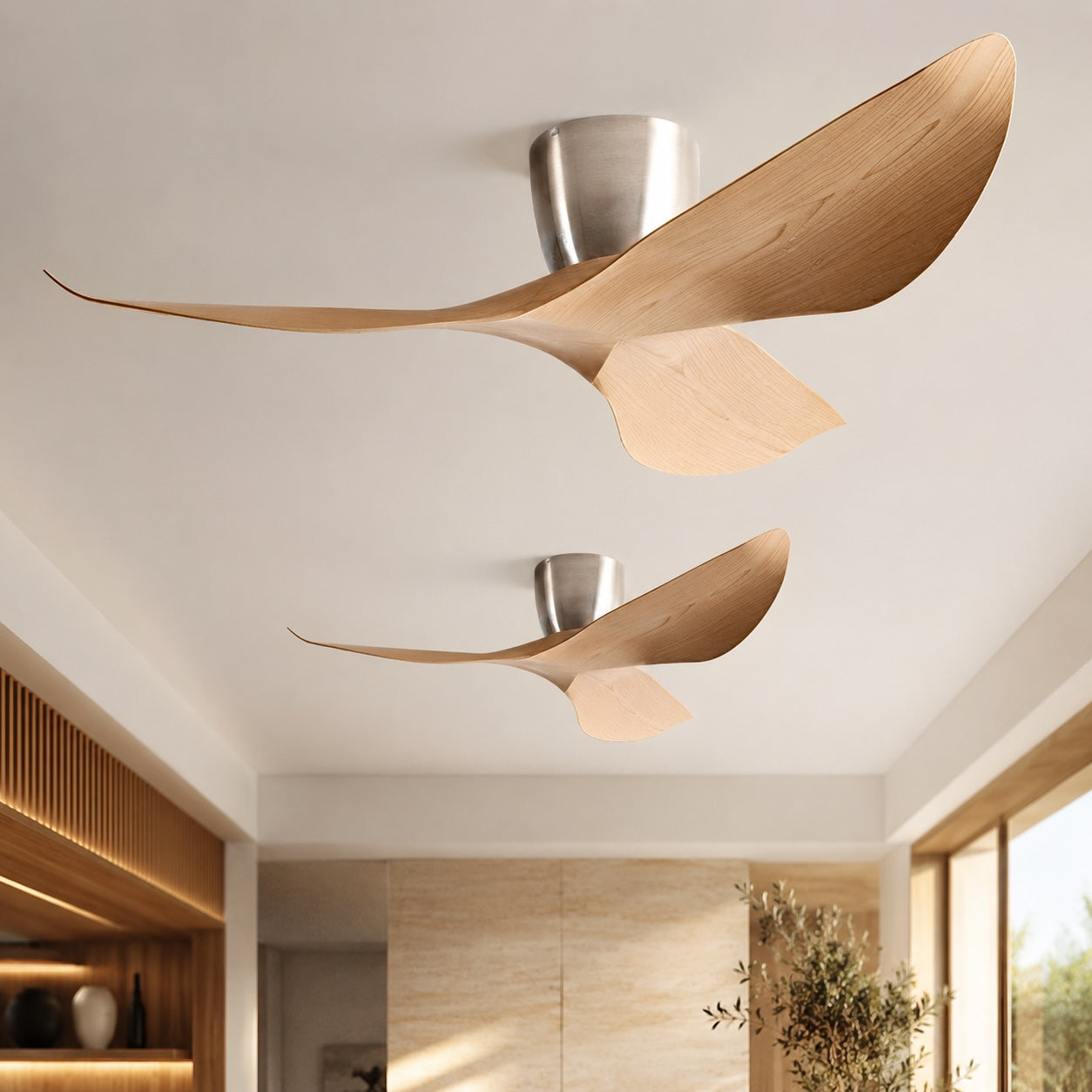 Sculpted Wing Ceiling Fan