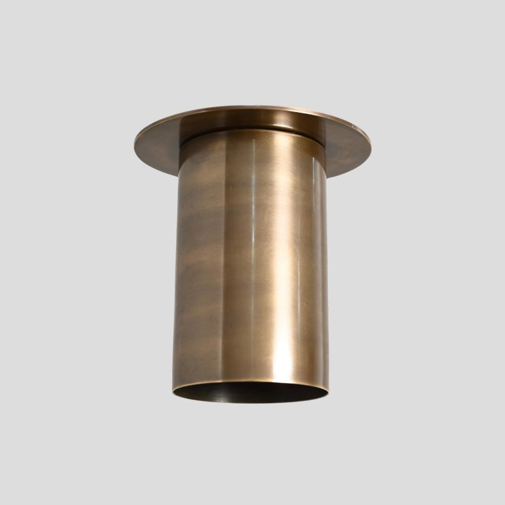 Tubrino Minimalist Brass Cylinder Ceiling Spotlight