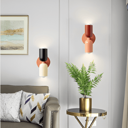 Miravel Bauhaus Iron Capsule Wall Light