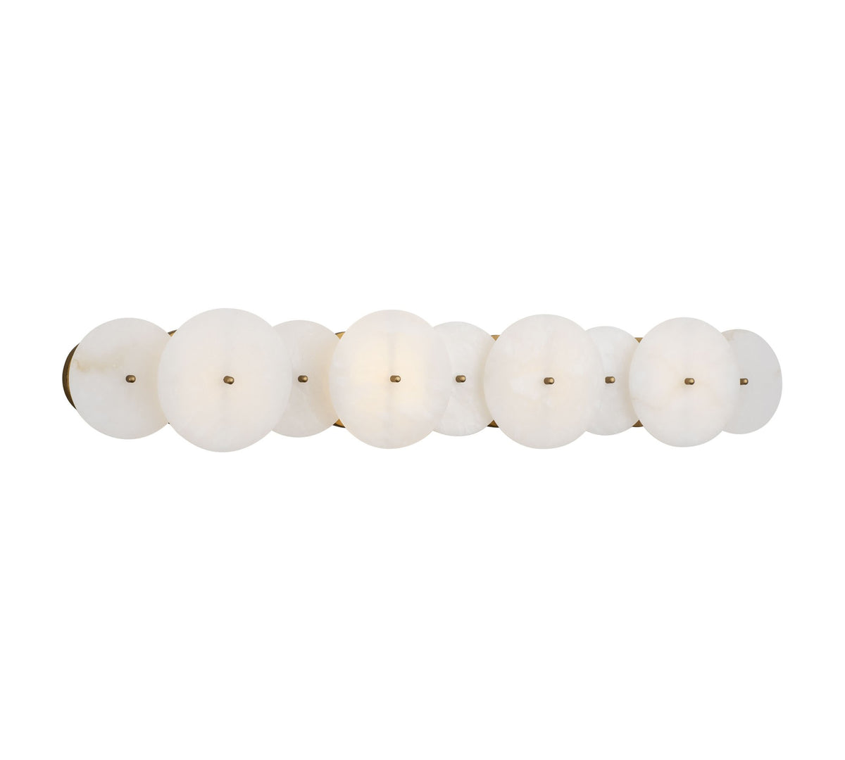 Lunavey Modern Alabaster Disc Vanity Light